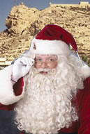 Mos Craciun visita la Escuela de Rumano