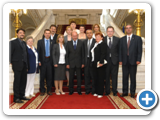 Encuentro de los representantes de rumanos España con el Presidente de Rumanía, Sr. Basescu